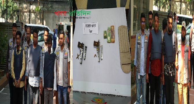 রাজধানীর সূত্রাপুরে চাঞ্চল্যকর মামুন হত্যার ঘটনায় ব্যবহৃত দুইটি পিস্তল উদ্ধার এবং দুই শ্যুটারসহ পাঁচ জন গ্রেফতার